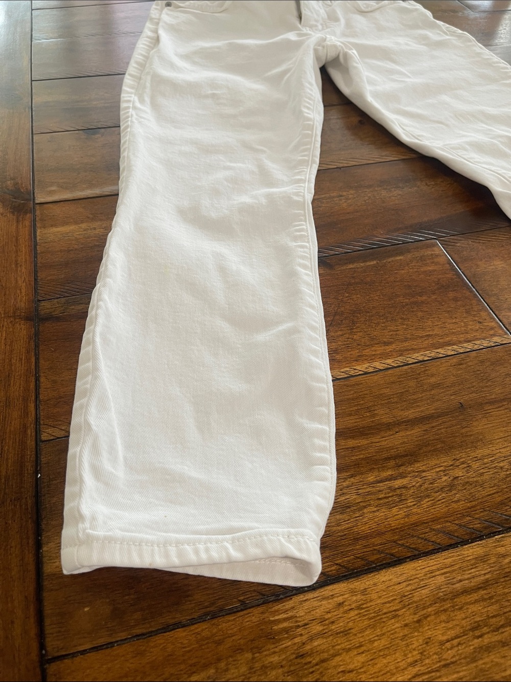 Lucky Brand White Ava Mid Rise Crop Skinny Jeans size 8/29 cropped - Picture 3 of 14